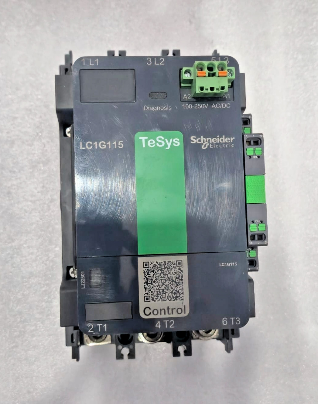SCHNEIDER ELECTRIC TESYS LC1G115KUEN LC1G115 3 POLE CONTACTOR 100-250V AC/DC