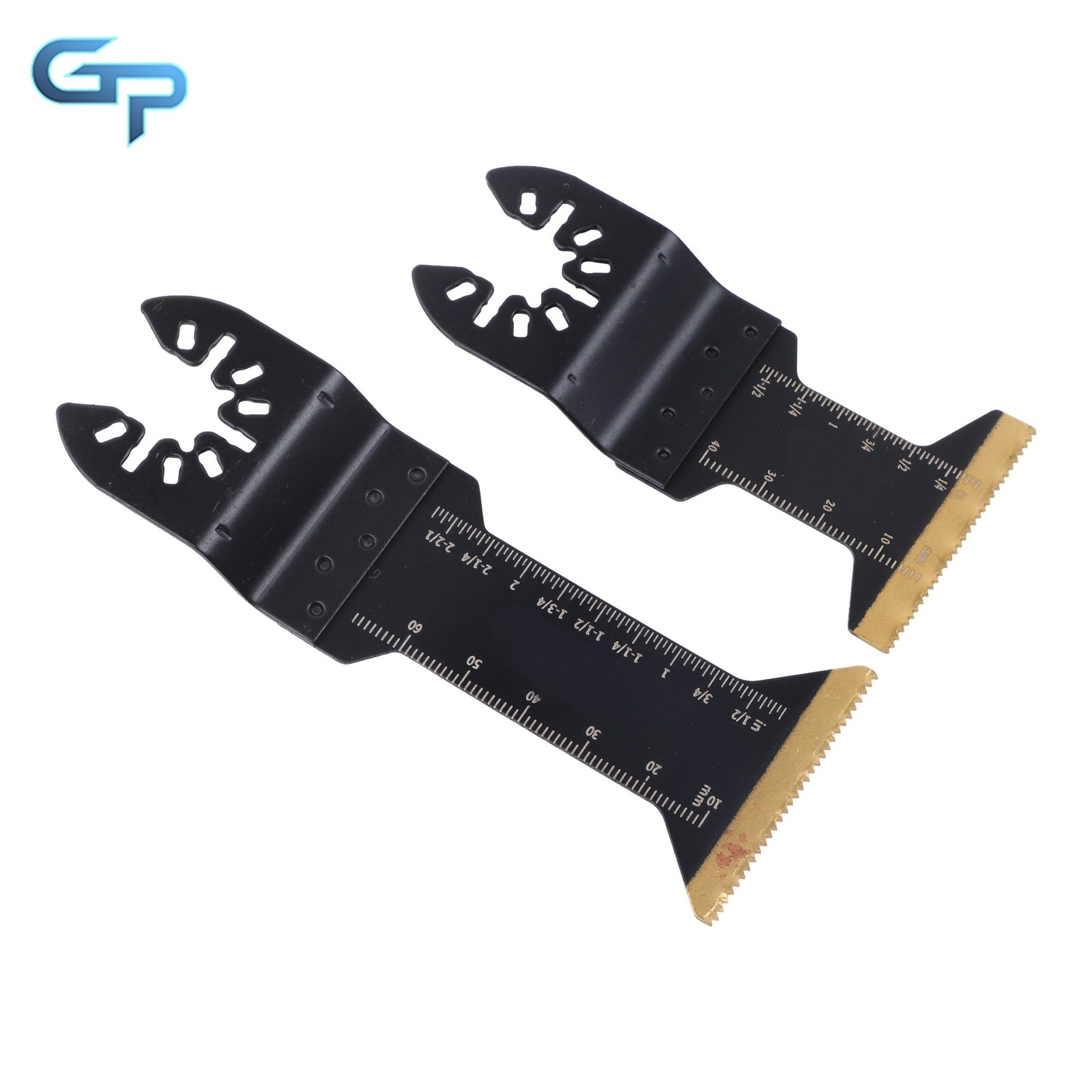 16 Pcs Extended Titanium Oscillating Saw Blades for Metal & Wood Cutting