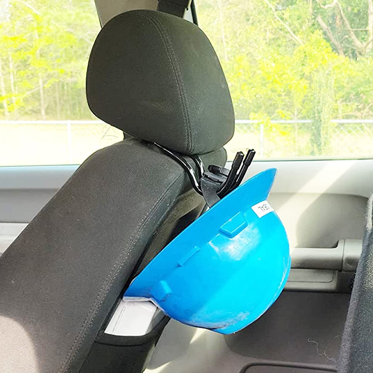 Universal Hard Hat Rack Seat Mount Holder Hanger for Car Truck Van SUV Cab