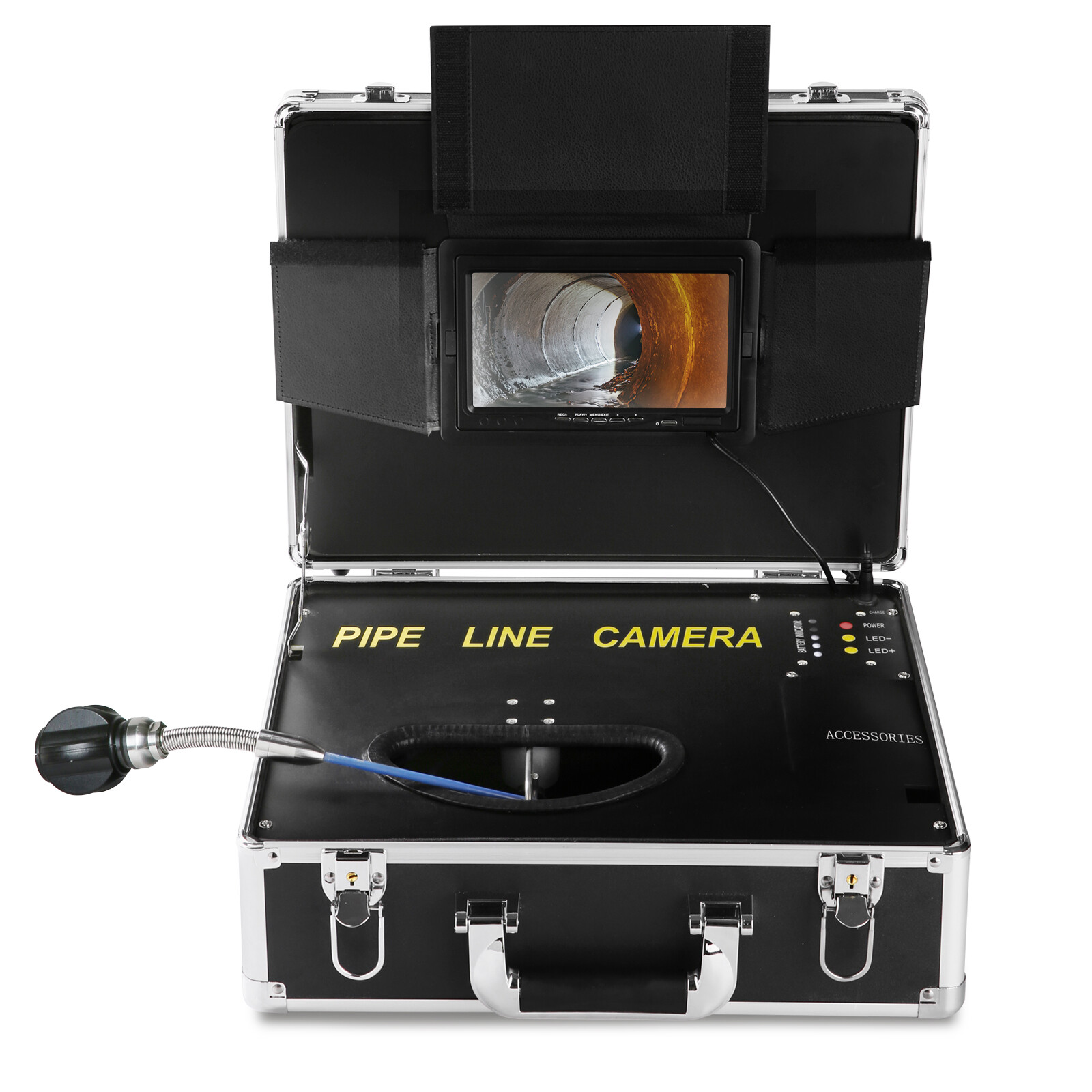 7″ Sewer Camera 50m/165ft Pipe Inspection Camera Drain Camera IP68 waterproof