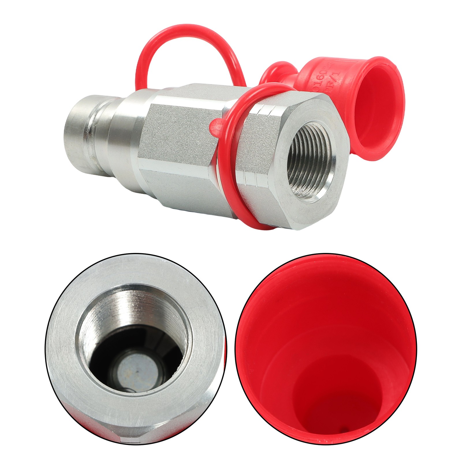 3/4″ NPT Flat Face Hydraulic Quick Connect Couplers Skid Steer Set