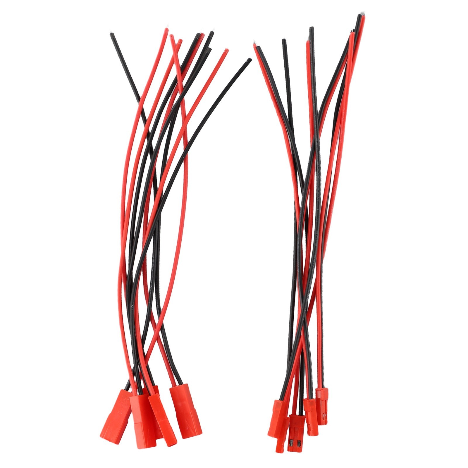 Connector Cable with 2P Assembled Connector 200mm Red + Black Wire