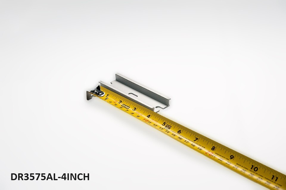 DIN Rail, 100 mm (~4 (3.9) Inch) NEW Pre-Cut 35x10mm Heavy Aluminum, Slotted