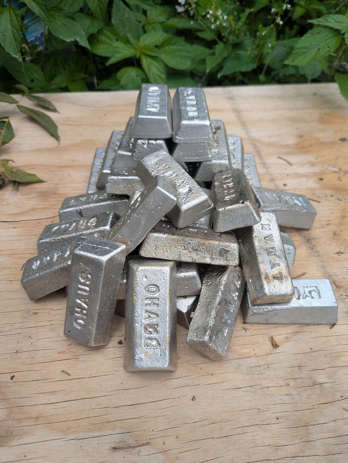5 Lbs. Pewter Ingots for Casting Hand Poured From Scrap Pewter Items – Repour
