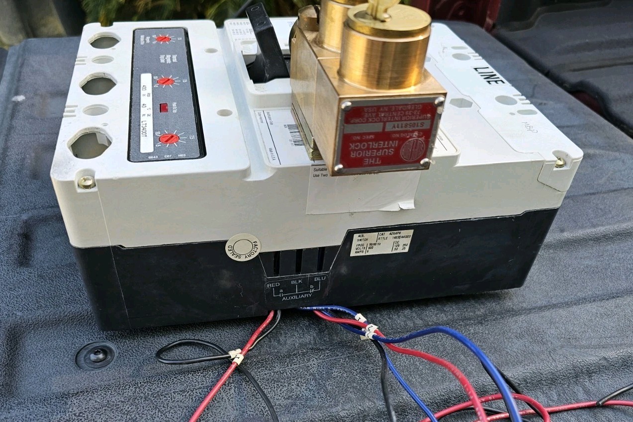 Eaton LD3600F Breaker 400A 600v 3P w/Thermal Magnetic Trip Unit LT3400T