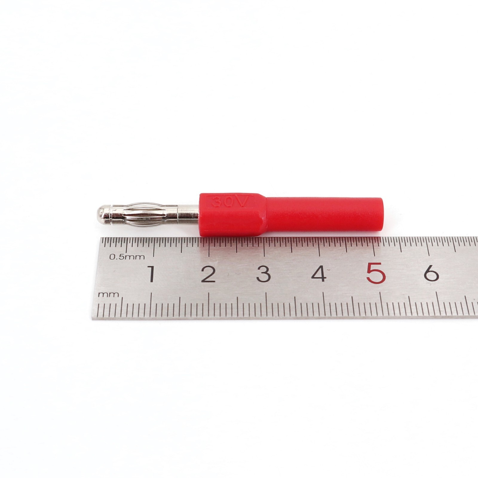 10Pcs 4mm Non-insulated Male Banana Plug to 2mm Female Jack Connector Adapter