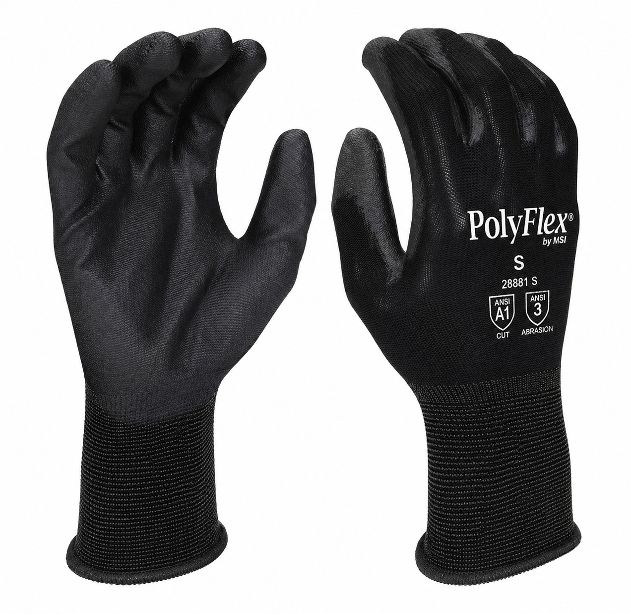 NSI PolyFlex A3 12 Pairs 1 Dozen Pairs Of Cut Resistant Gloves SMALL