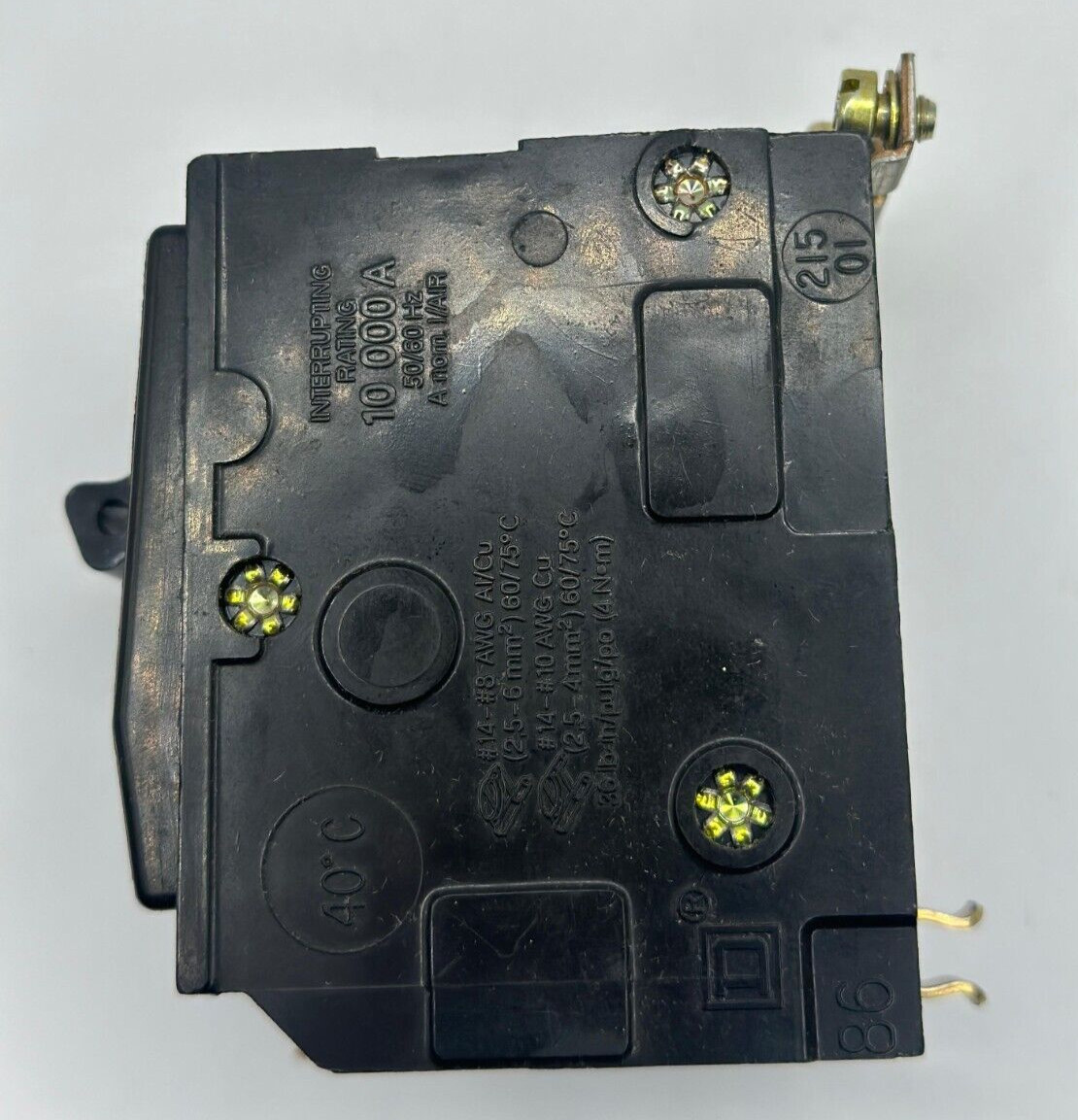 USED Square D QOB330 Circuit Breaker 3 Pole 30 Amp 240V 10kA Bolt On