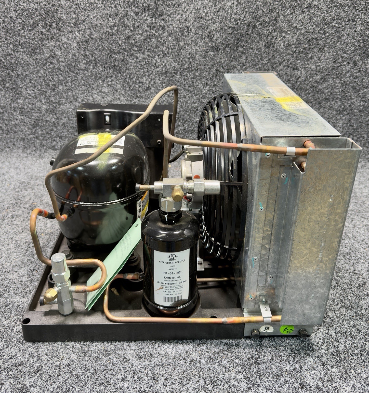 Copeland M6EM-H032-CAA-212 Condensing Unit R404A, 1/3 HP, 115V, ASE20C4E