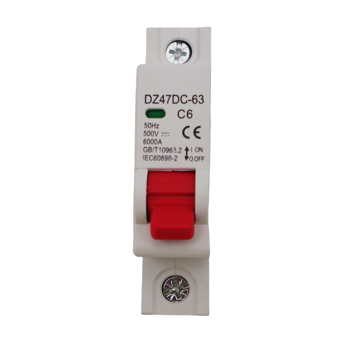 1Pole DC Solar DC Mini Circuit Breaker MCB 6/10/16/25/32/40/50/63/80 /100/125A