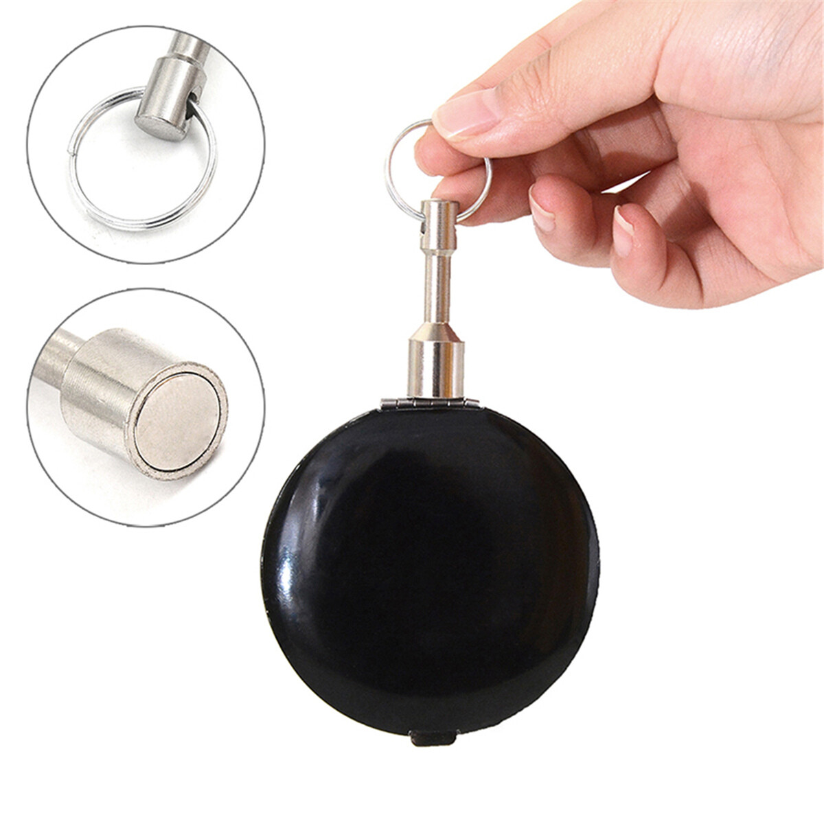 4PCS Antique Jewelry Neodymium Magnet Keychain Test Brass, Gold, Silver 25 lbs