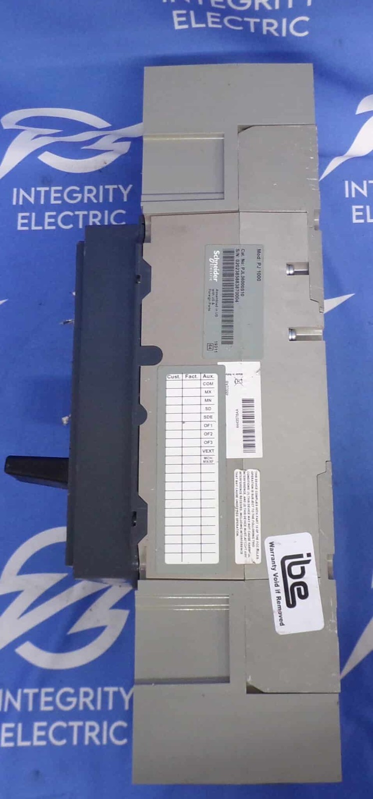 SQUARE D CIRCUIT BREAKER PJL36000S10 1000A 600V 3P 1YR WARRANTY
