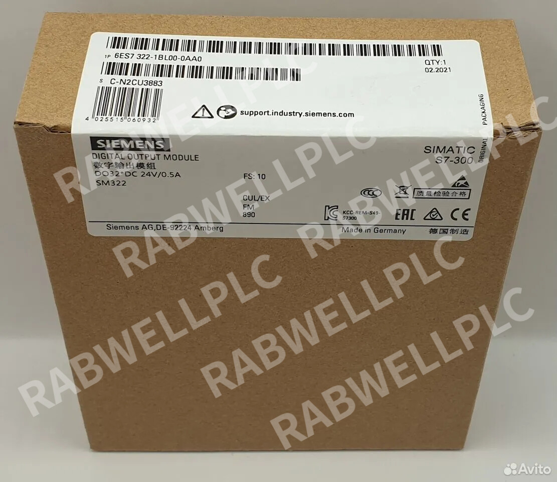 New Siemens 6ES7322-1BL00-0AA0 6ES7 322-1BL00-0AA0 SIMATIC S7-300 Output Module
