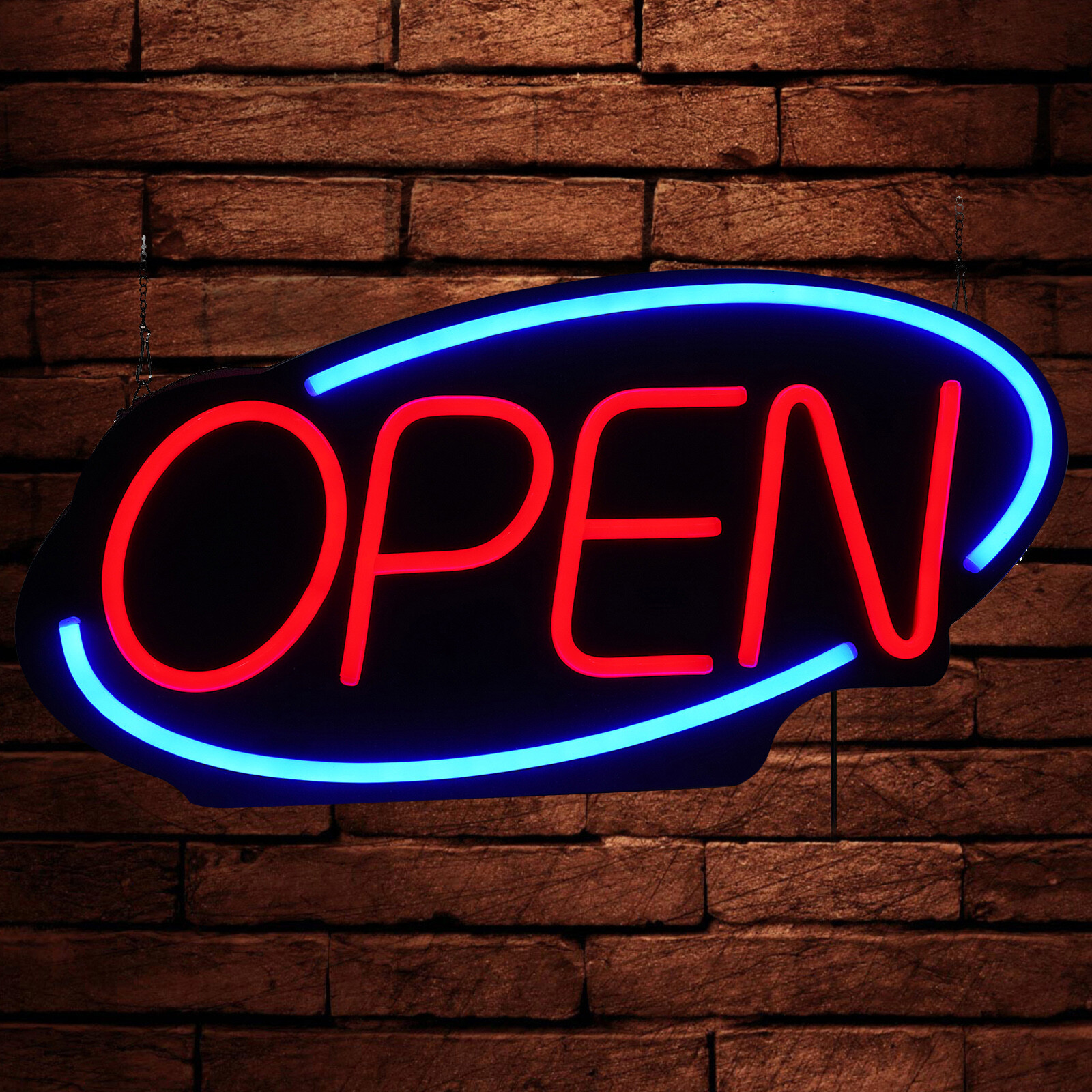 LED Open Sign Bright Neon Light Large for Restaurant Bar Pub Shop Store Business