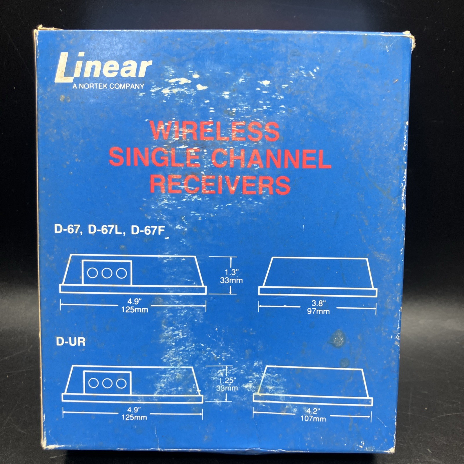 Linear D-67 Wireless Single Channel Digital Receiver Beige