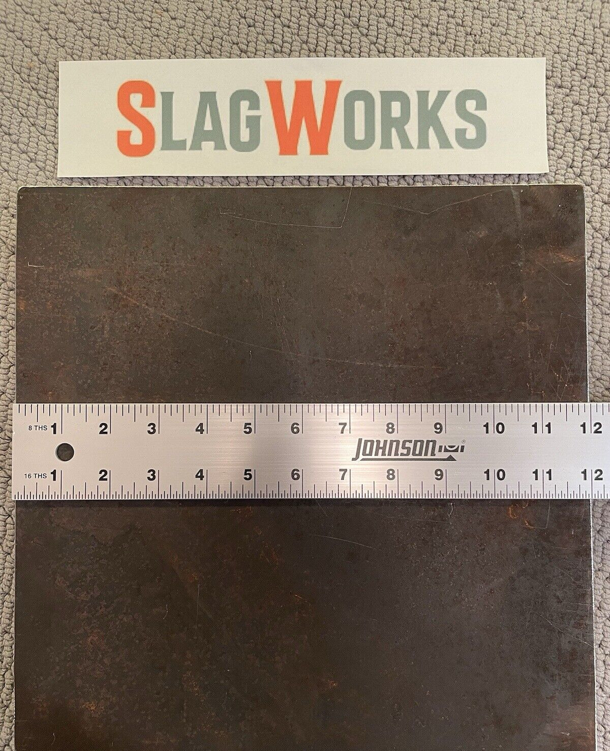 1/8x12x18 inch steel plate 12”x18” A36 Hot Roll Flat .125″ Thick