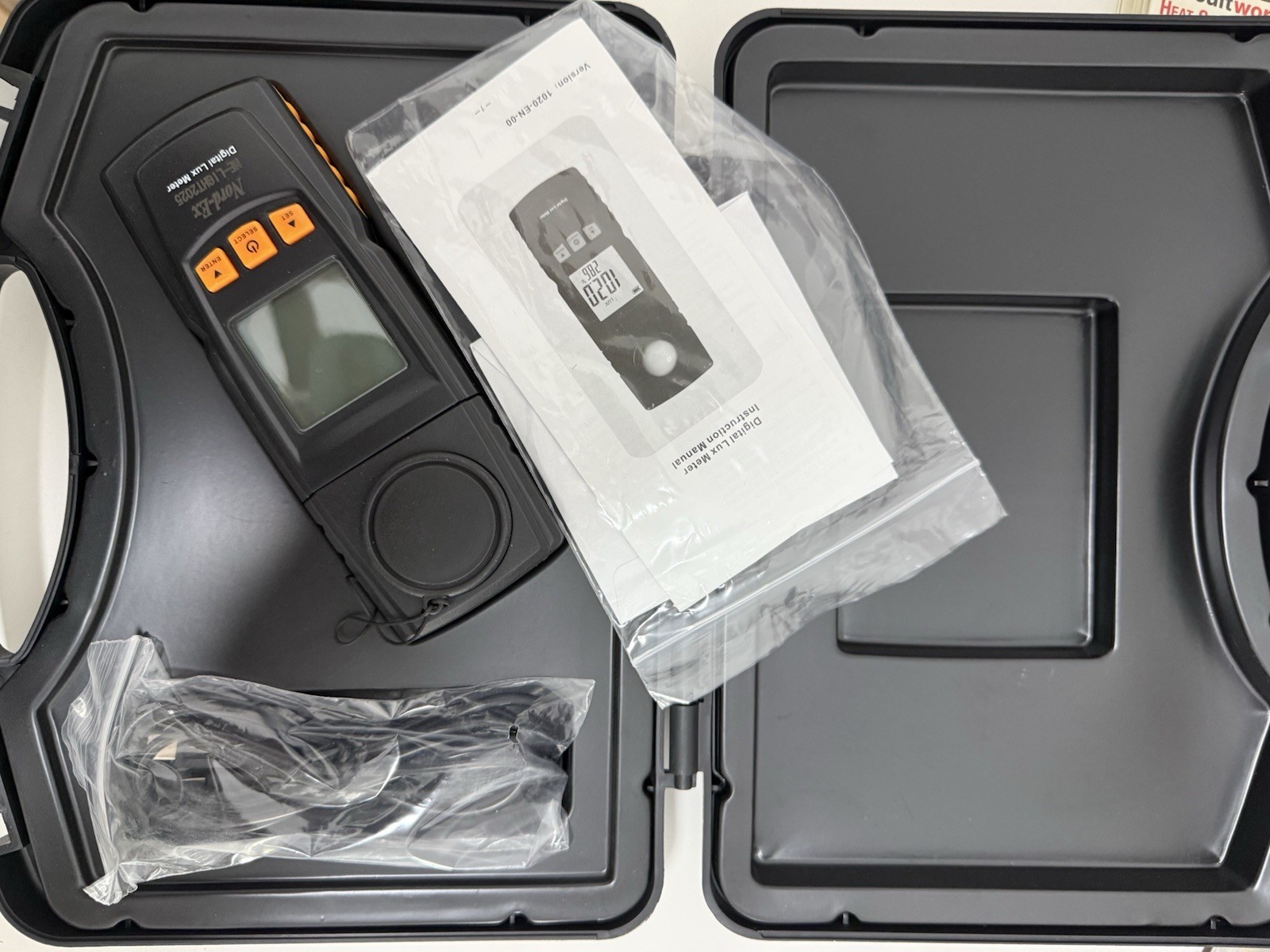 Digital Lux Light Meter LCD Tester for LED, Photography, Office, Workshop – New