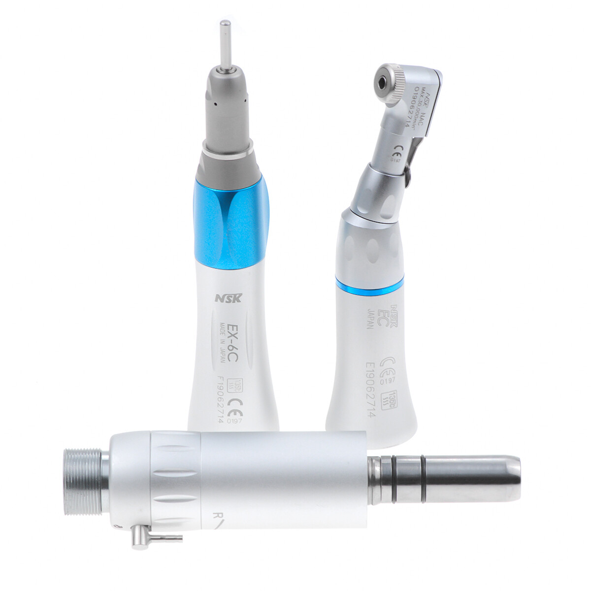 2PCS Dental LED High Speed Handpieces with Low Speed Handpiece Kit EX-203C B2 US