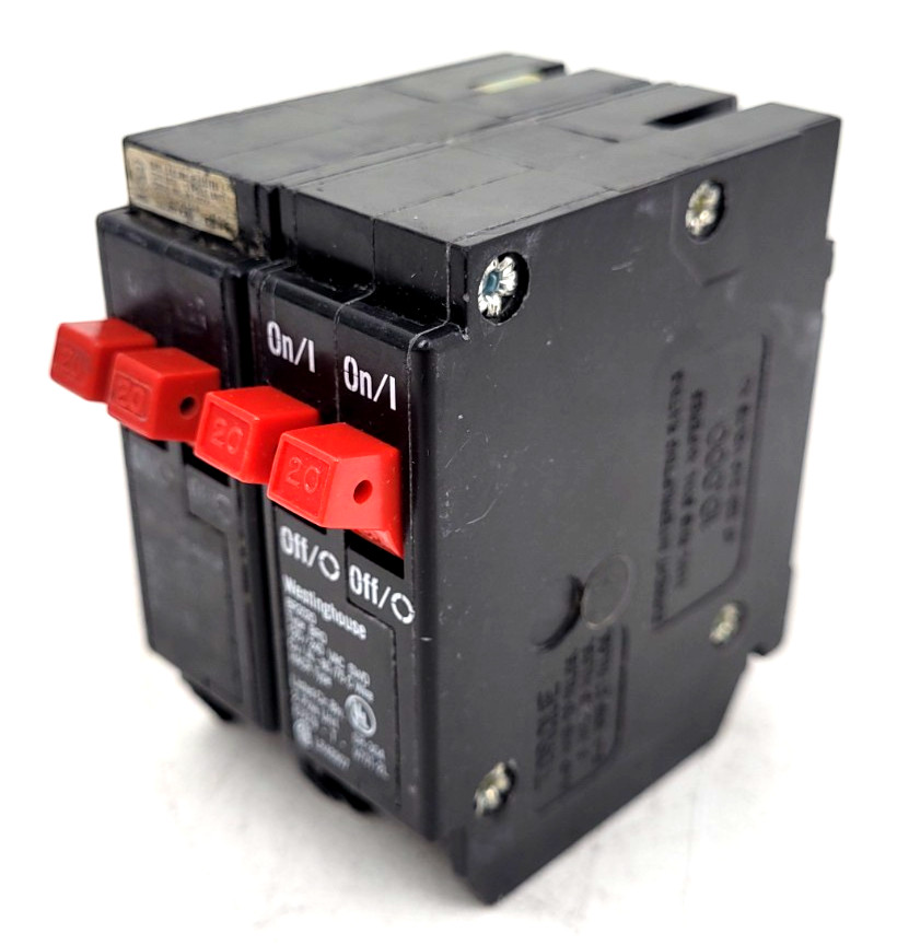 LOT OF 2 BR2020 WESTINGHOUSE 20 Amp Circuit Breaker – Next Day Option
