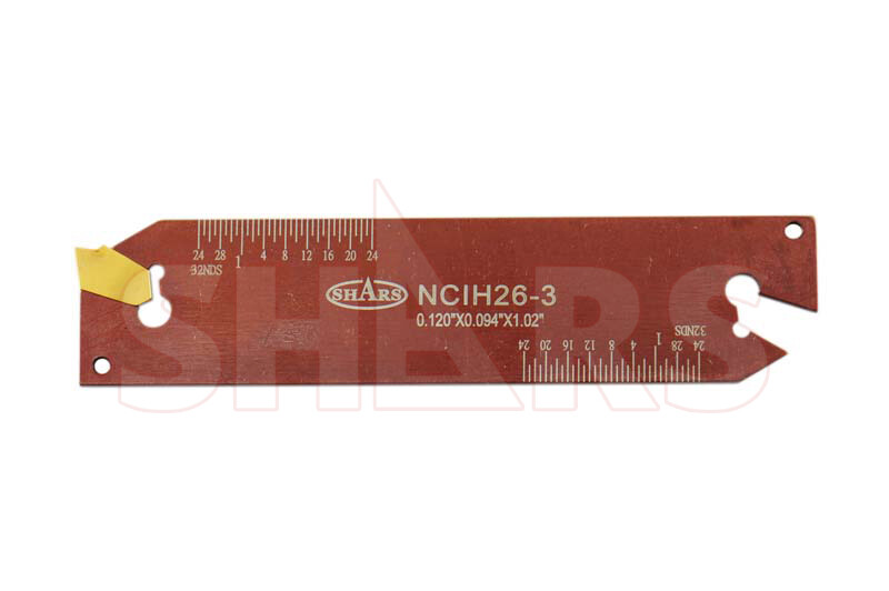 Shars NCIH-26-3-PS 0.120″ Grooving / Parting Blade + 1 Insert !]
