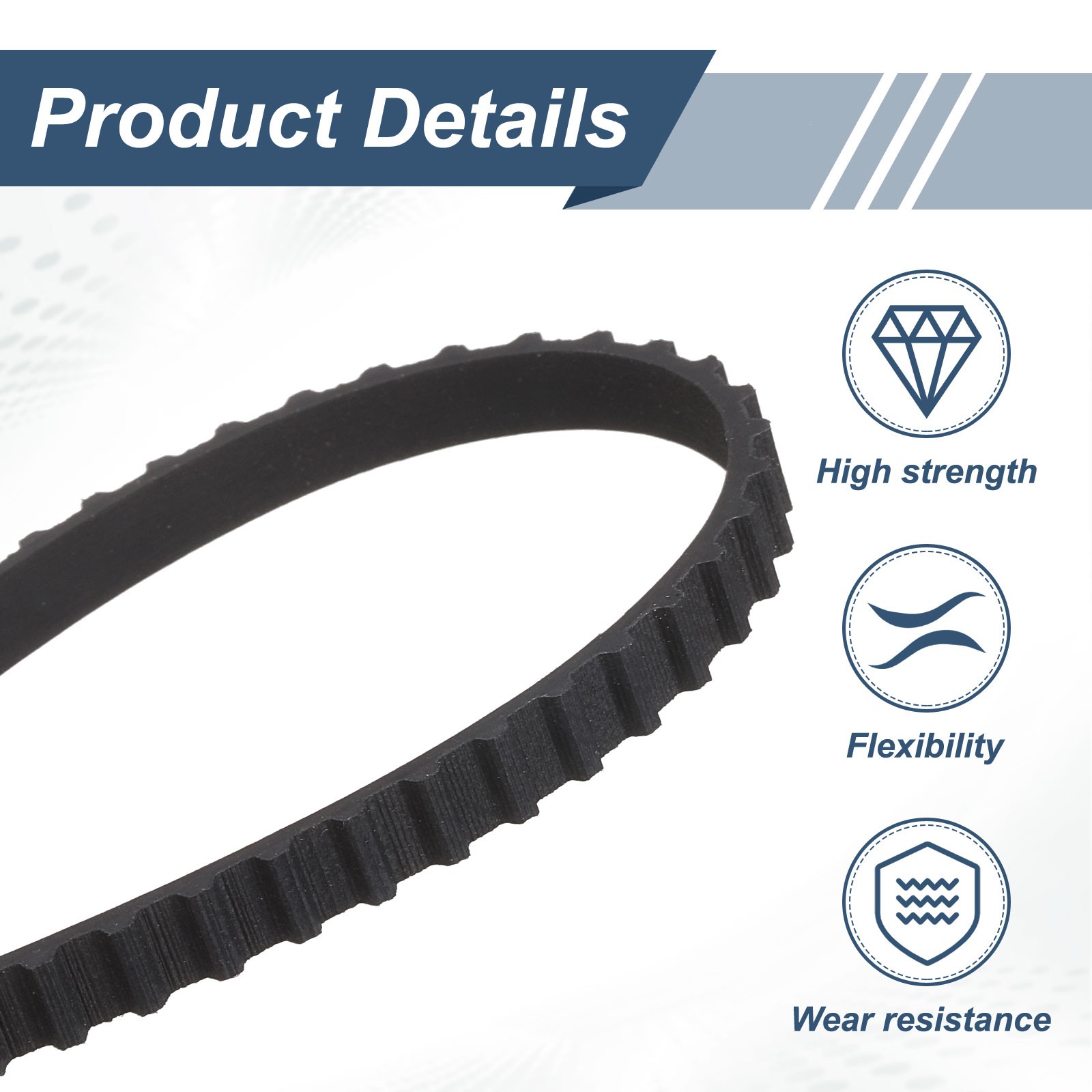 4 90XL 025 Distribution Belts for 45 Tooth, 0.20″ Pitch