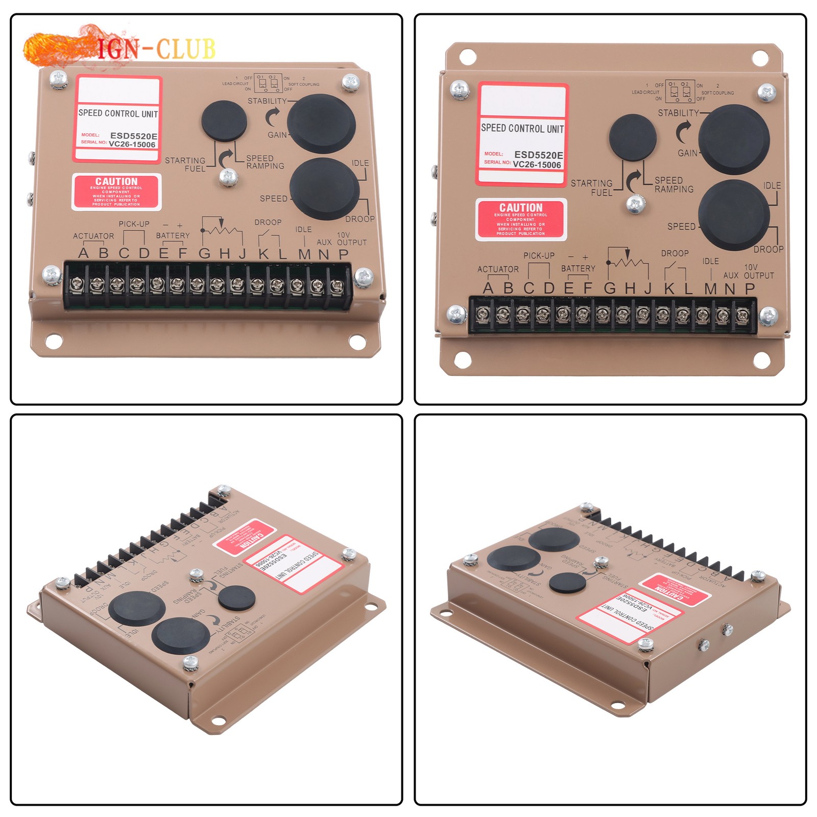 ESD5520E Electronic Governor Speed Controller for Generator System