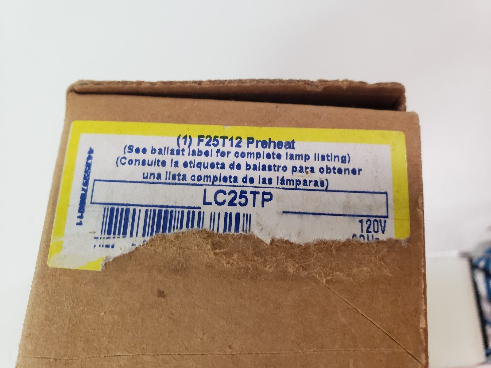 UNUSED – Philips Advance LC25TP Ballast LC-25-TP 120v