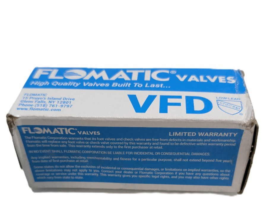 Flomatic 4032DIVFD 80DI-VFD 1-1/4 in Check Valve 600 PSI Ductile Iron