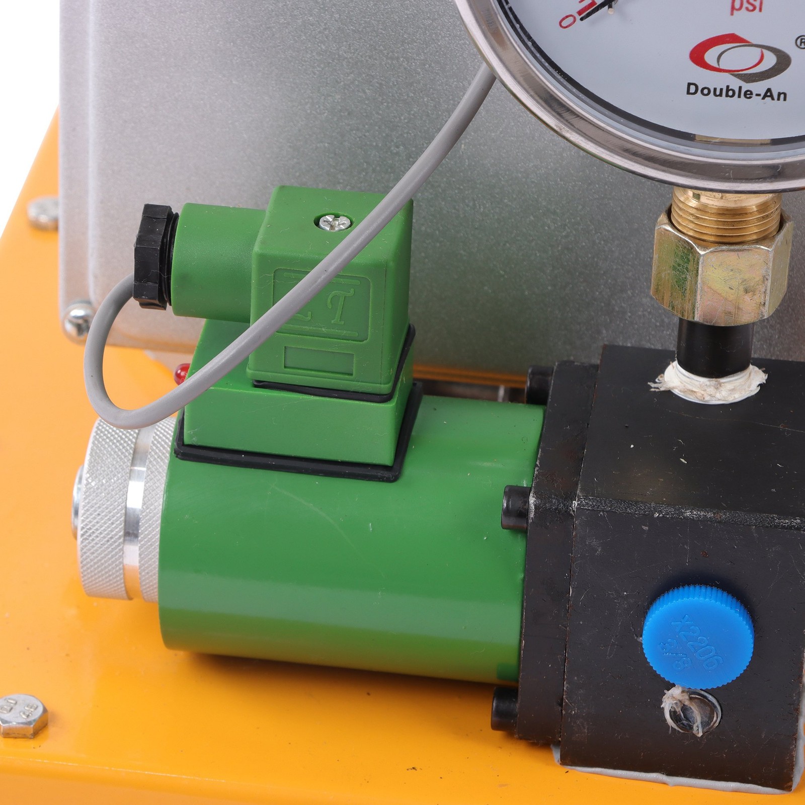 10000PSI Single Acting Electric Hydraulic Pump 8L Solenoid Valve 110V