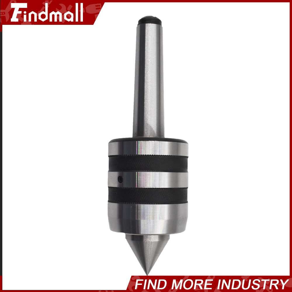 Findmall MT2 Live Center Morse Taper 2MT Triple Bearing Lathe Medium Duty CNC