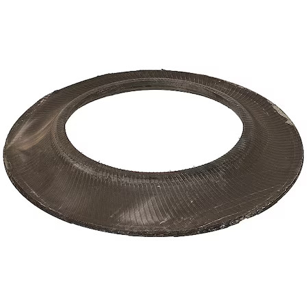 Channelizer Drum Base, Rubber, 3 In Height, 32 In Length, 22.5 Lb, Black,