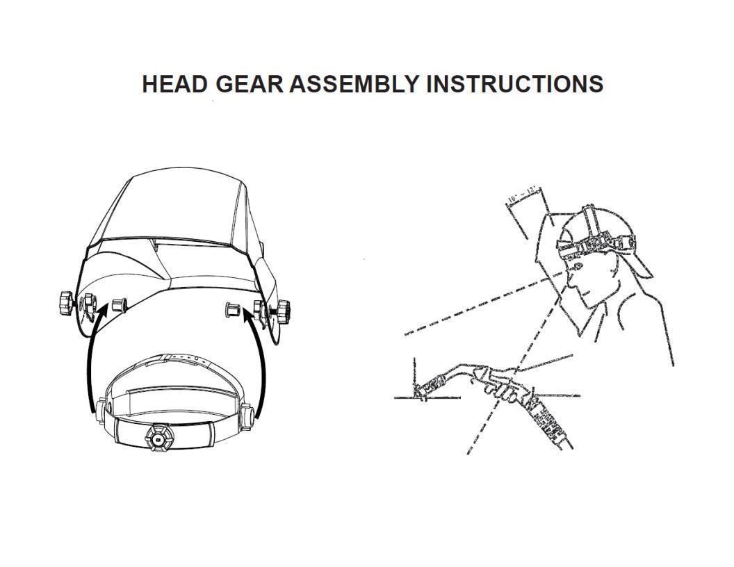 Replacement Headgear Universal Fit for Miller Welding Hood Helmets- Elite & More