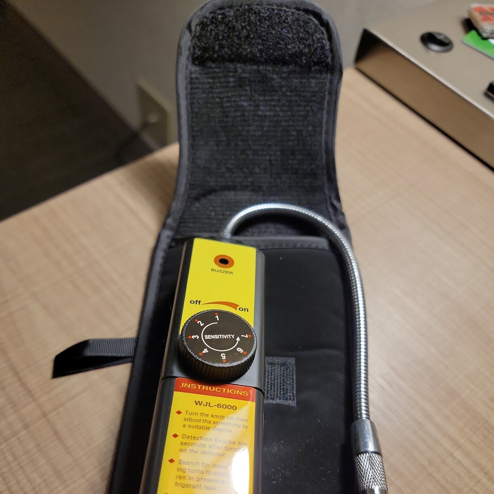 WJL-6000 Refrigerant Halogen Leak Detector-detects all HFC(134A),CFC refrigrnts