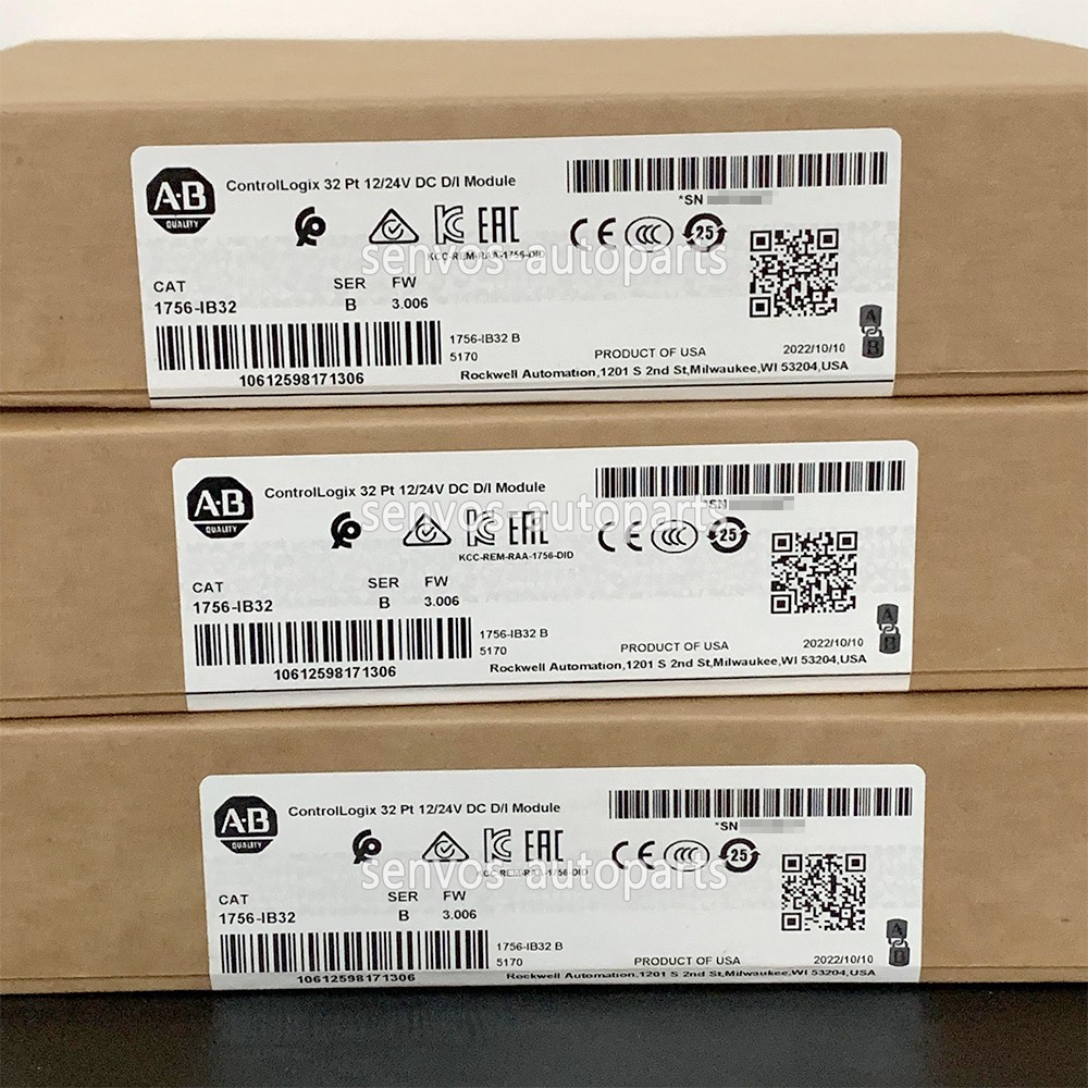 Allen-Bradley 1756-IB32 SerB ControlLogix 32 Pt 12/24V Module New Factory Sealed