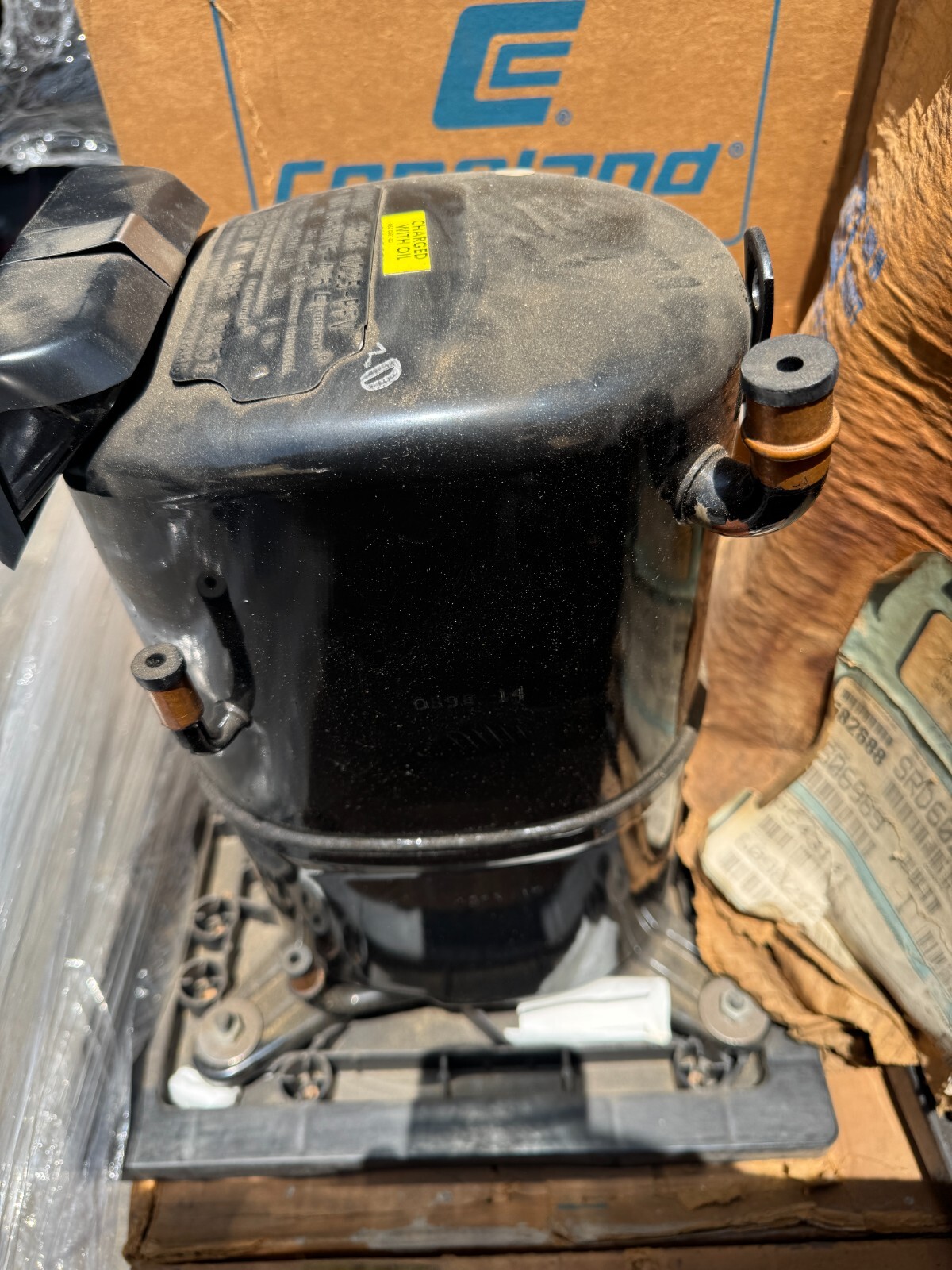 Copeland 2.5 3 Ton 230 V AC Condenser Compressor SRD6-0225-PFV R-22 – New – 14x