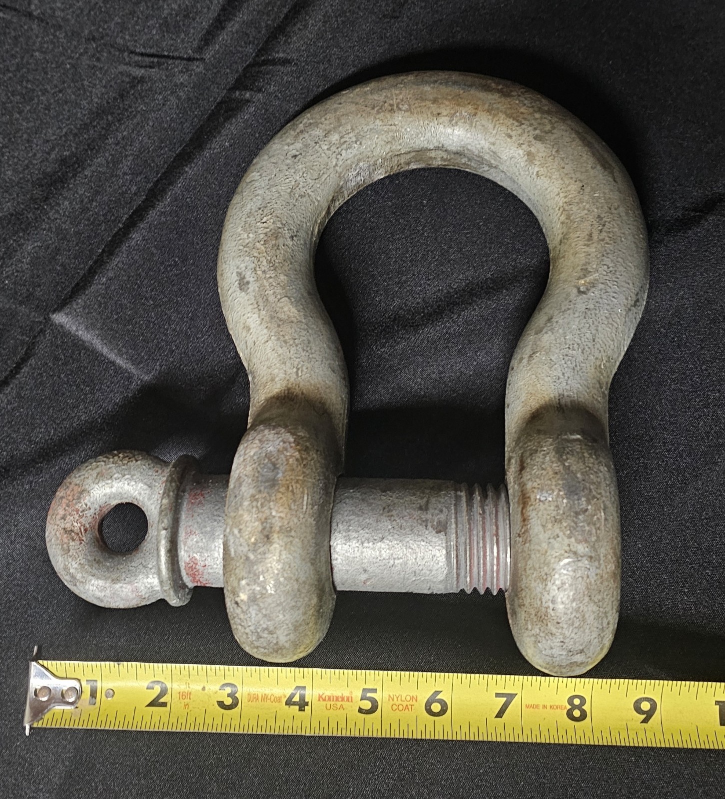 CROSBY 17 Ton Galvanized B3B 17T Shackle Clevis Rigging Lifting 1.5″ Treaded Pin
