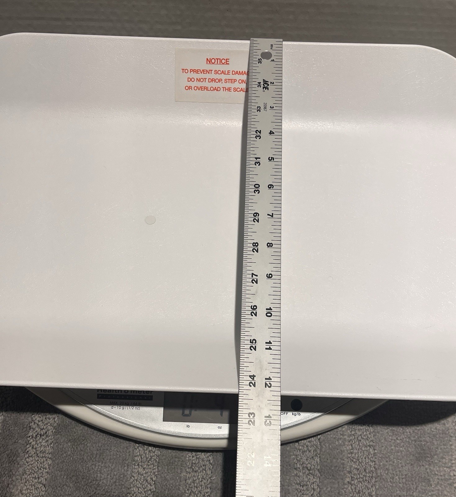 Health o meter 549KL Digital Pediatric Tray Scale, Digital Baby Scale