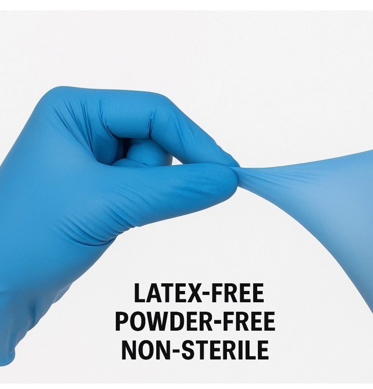 Kirkland Signature Nitrile Exam Powder-Free Exam Gloves-LARGE,MEDIUM-200 Count