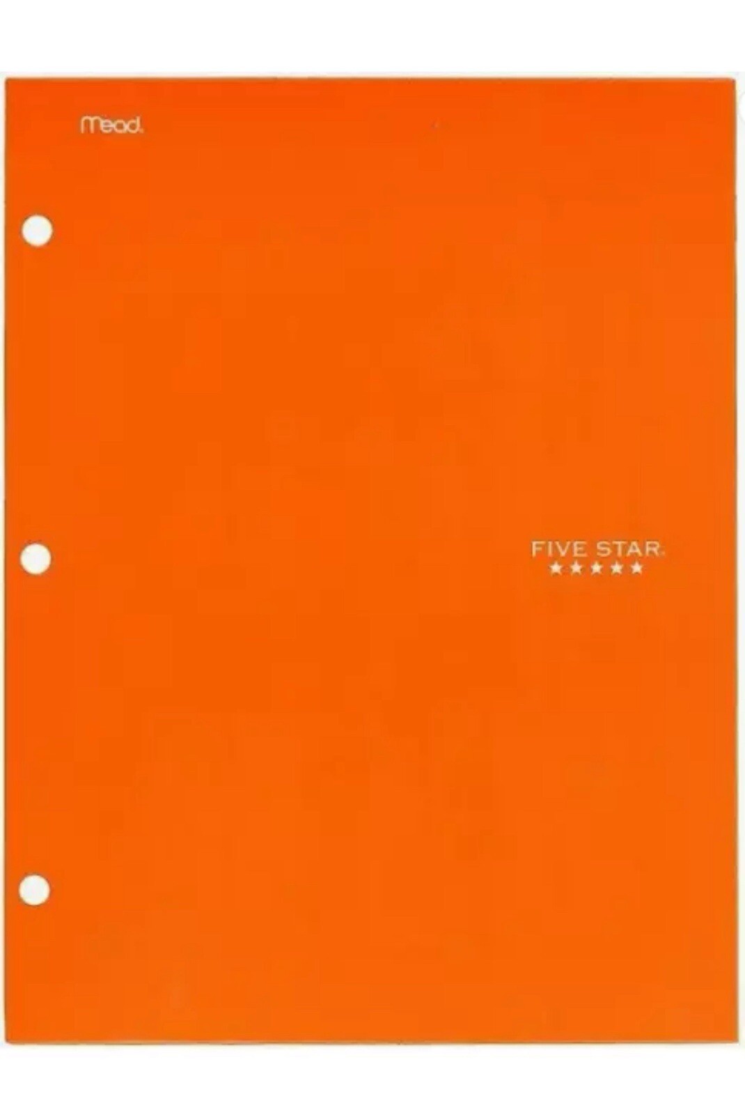 Mead Five Star 4 Pocket Paper Folder Assorted Colors (5-Pack) New