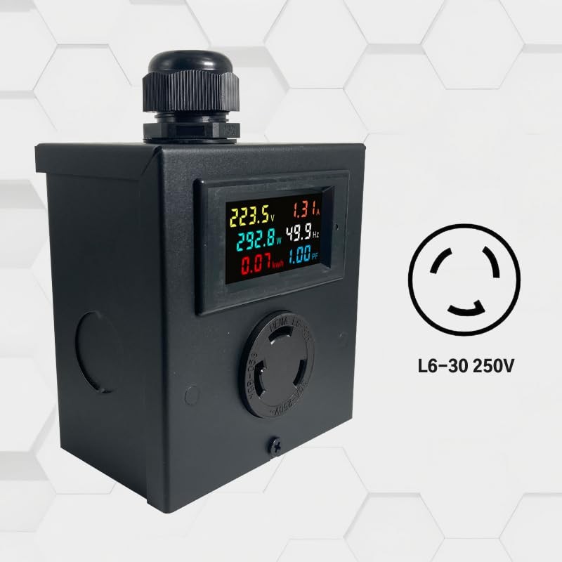 L6-30 Outlet Meter Box Installation Kit Assembly Required for Custom Application