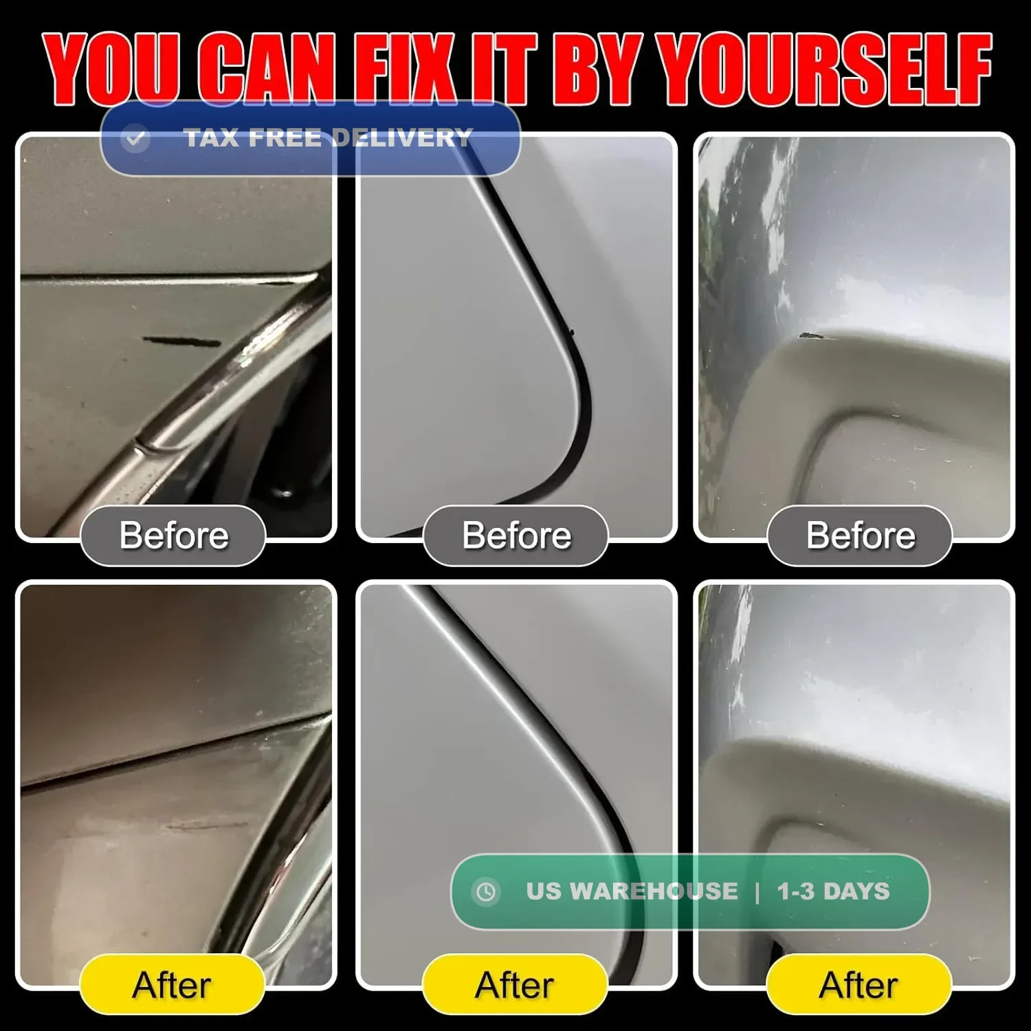 Touch Up Paint Kit For Lexus 1J7 Atomic Silver Metallic Scratch Repair Kit FAST