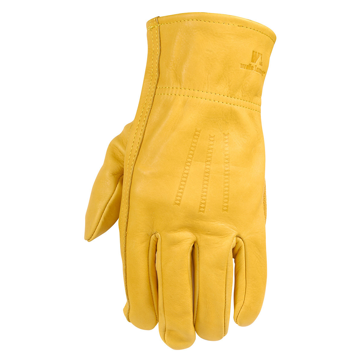 6 Paris Wells Lamont Men’s Leather Work Gloves 100% Cowhide Leather, NEW