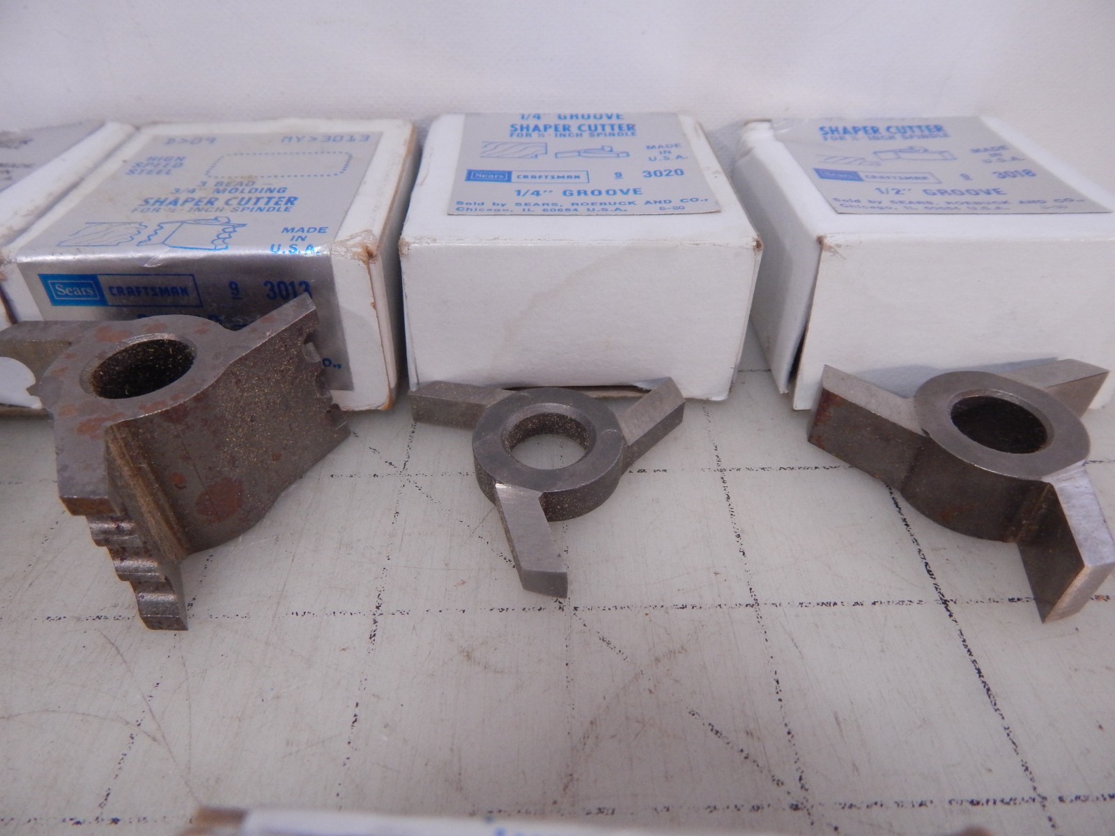 15pc Craftsman Shaper Cutters for 1/2 inch spindle