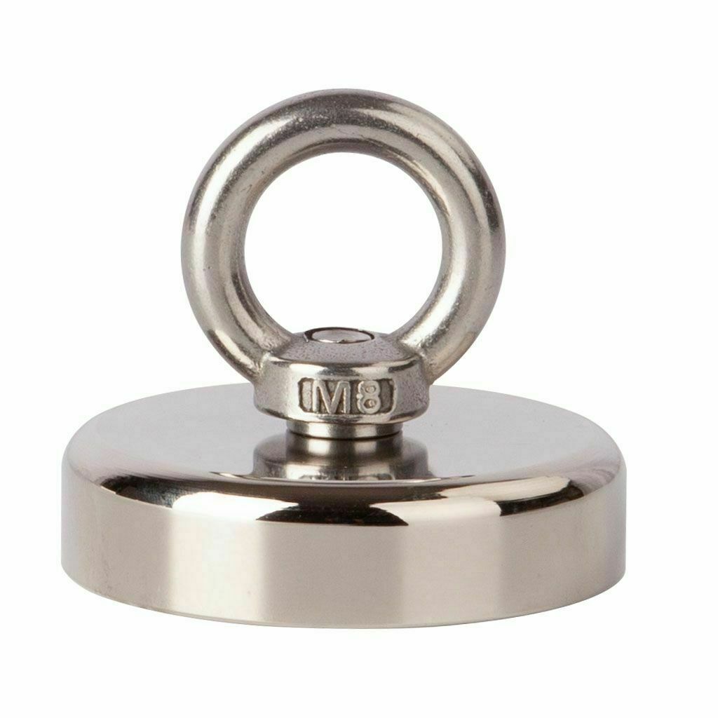 600 LBS PULL FORCE FISHING MAGNET HEAVY DUTY STRONG NEODYMIUM MAGNET US
