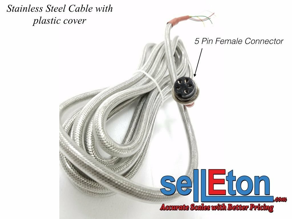 Selleton SL-410 Stainless Steel 5 Pin Female Connector Cable Indicators Scale