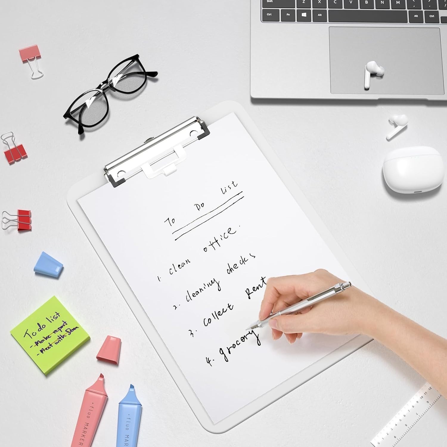 Durable 12.5 x 9 Inch Clipboard with Smooth Surface – Perfect for Everyday Use
