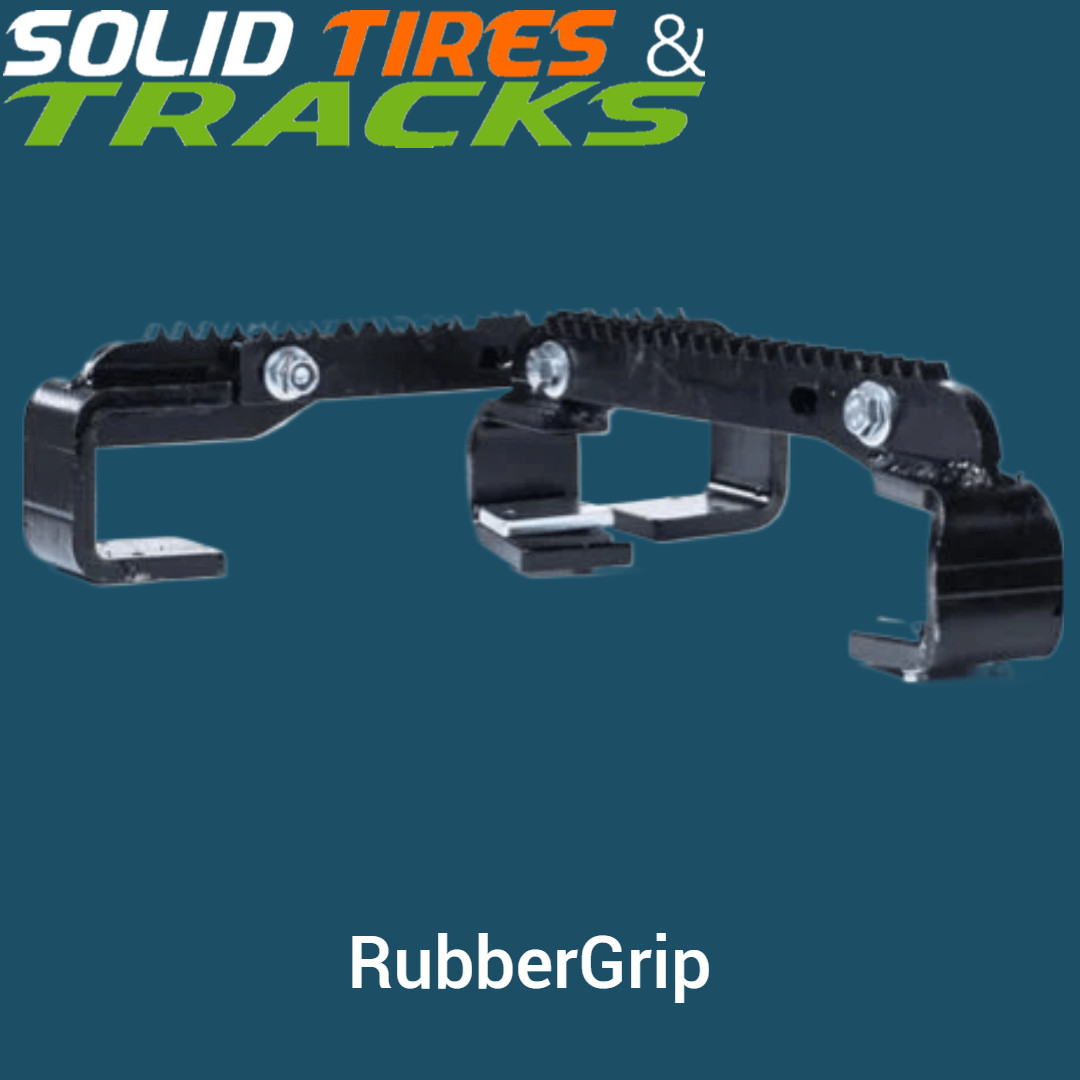 Offset RubberGrip 400mm/450mm 38mm 16/18″ 1.5 for Skid Steer, CTLs Rubber Tracks
