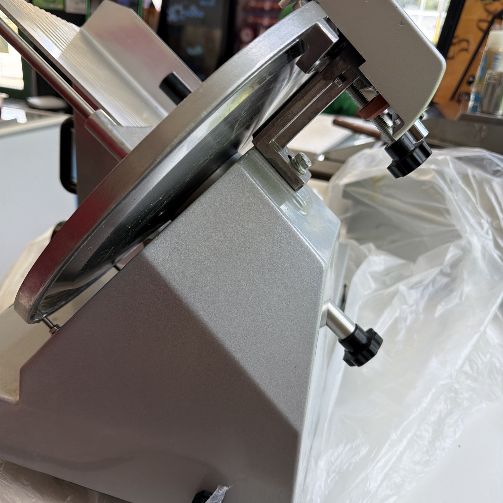Commercial Electric Meat Slicer 12″ Food Cutter 320W 1600RPM Deli Cheese Slicer