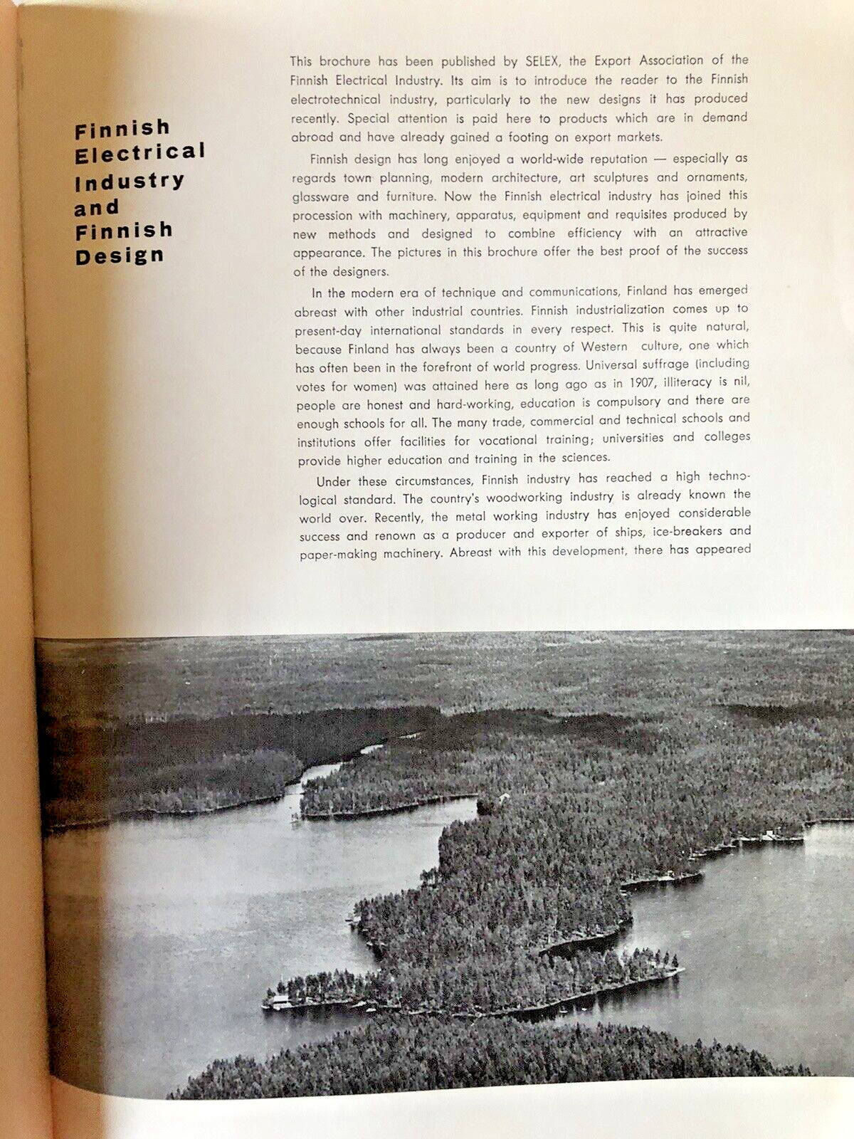 ELECTRICAL INDUSTRY IN FINLAND 1961 EXPORTS Radios Television Sets Telephones ++
