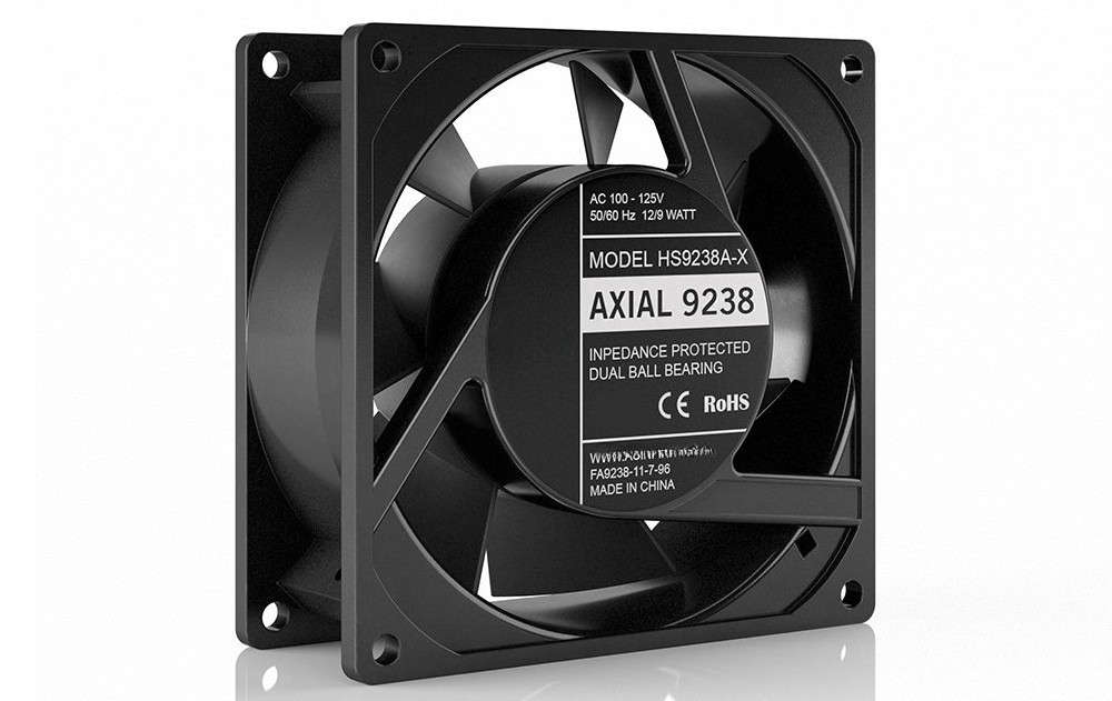 92mm 38mm HS9238A-X Cooling Muffin Fan 115V 120V AC Ball Bearing HIGH SPEED